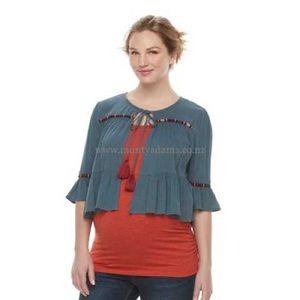 Maternity Tassel cardigan